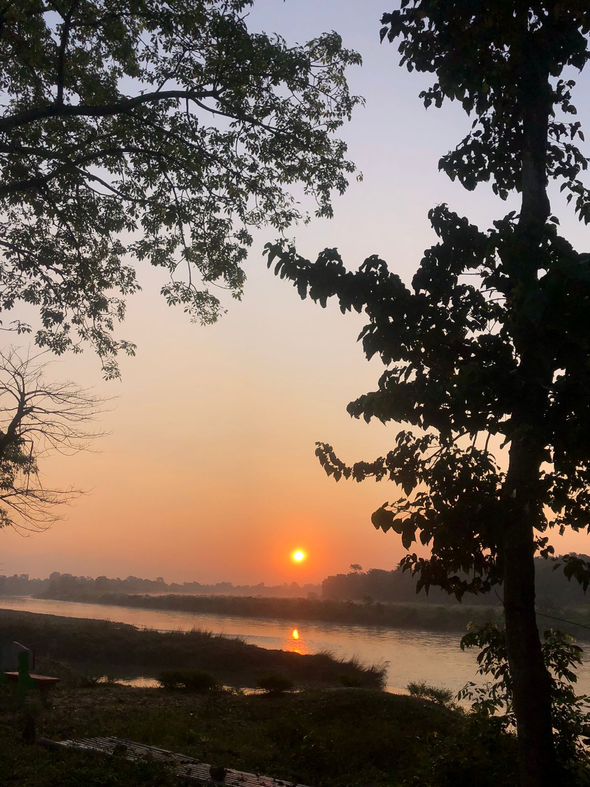 Sunset in Chitwan